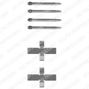 Imagine Set accesorii, placute frana DELPHI LX0008