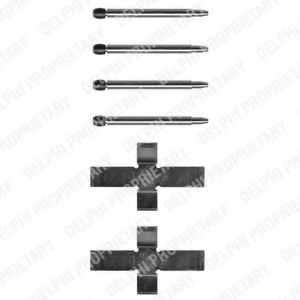 Imagine Set accesorii, placute frana DELPHI LX0026