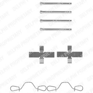 Imagine Set accesorii, placute frana DELPHI LX0041