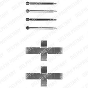 Imagine Set accesorii, placute frana DELPHI LX0047