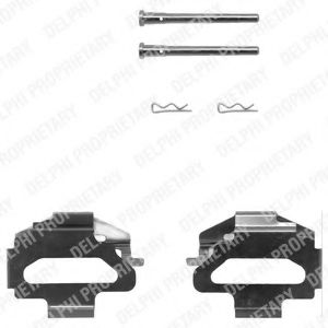 Imagine Set accesorii, placute frana DELPHI LX0150