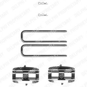 Imagine Set accesorii, placute frana DELPHI LX0176