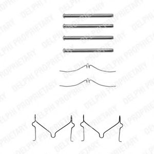 Imagine Set accesorii, placute frana DELPHI LX0211