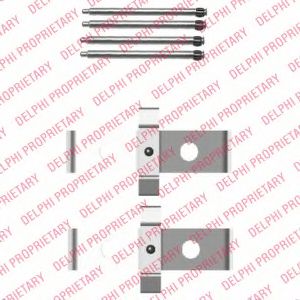 Imagine Set accesorii, placute frana DELPHI LX0408