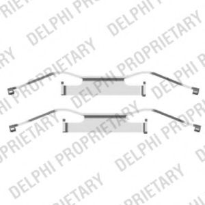 Imagine Set accesorii, placute frana DELPHI LX0439