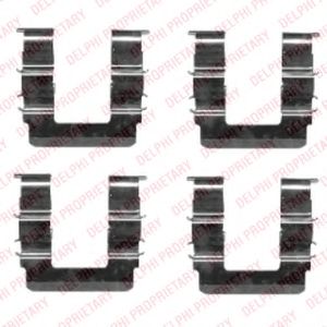 Imagine Set accesorii, placute frana DELPHI LX0463