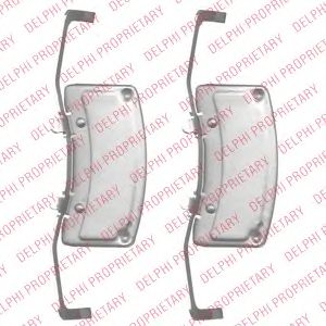 Imagine Set accesorii, placute frana DELPHI LX0542