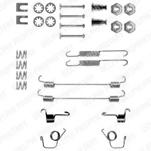 Imagine Set accesorii, sabot de frana DELPHI LY1040