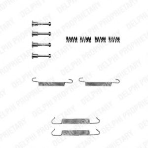 Imagine set accesorii, saboti frana parcare DELPHI LY1042