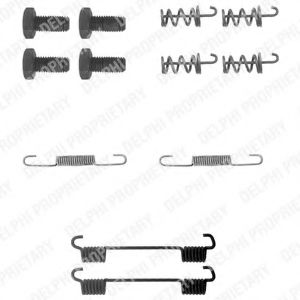 Imagine set accesorii, saboti frana parcare DELPHI LY1104