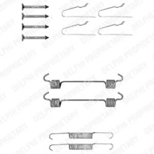 Imagine set accesorii, saboti frana parcare DELPHI LY1306