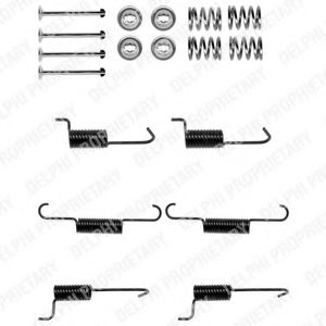 Imagine set accesorii, saboti frana parcare DELPHI LY1317