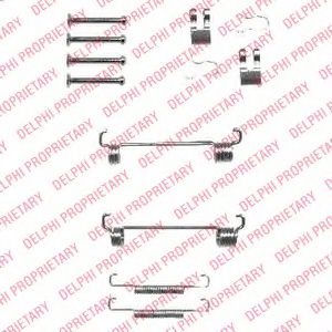 Imagine set accesorii, saboti frana parcare DELPHI LY1344