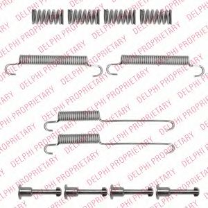 Imagine set accesorii, saboti frana parcare DELPHI LY1363