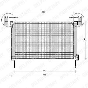 Imagine Condensator, climatizare DELPHI TSP0225006
