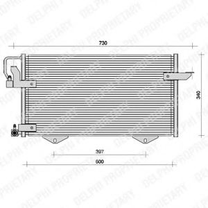 Imagine Condensator, climatizare DELPHI TSP0225010