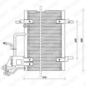 Imagine Condensator, climatizare DELPHI TSP0225011