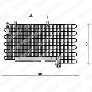 Imagine Condensator, climatizare DELPHI TSP0225013