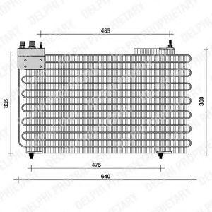 Imagine Condensator, climatizare DELPHI TSP0225020