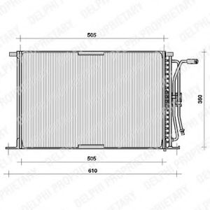 Imagine Condensator, climatizare DELPHI TSP0225026