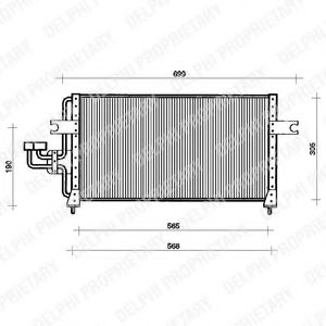 Imagine Condensator, climatizare DELPHI TSP0225032