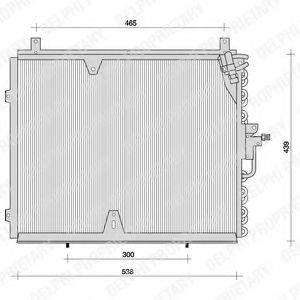 Imagine Condensator, climatizare DELPHI TSP0225037