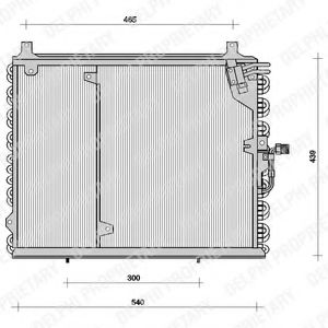 Imagine Condensator, climatizare DELPHI TSP0225038