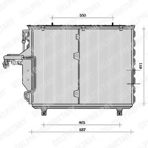 Imagine Condensator, climatizare DELPHI TSP0225041