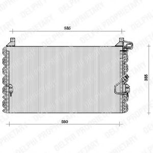 Imagine Condensator, climatizare DELPHI TSP0225044