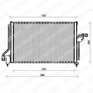 Imagine Condensator, climatizare DELPHI TSP0225047