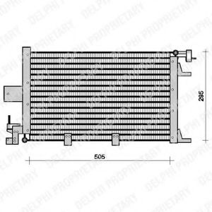 Imagine Condensator, climatizare DELPHI TSP0225053