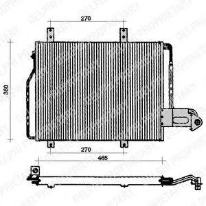 Imagine Condensator, climatizare DELPHI TSP0225057