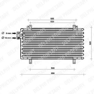 Imagine Condensator, climatizare DELPHI TSP0225059