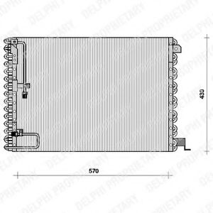 Imagine Condensator, climatizare DELPHI TSP0225076