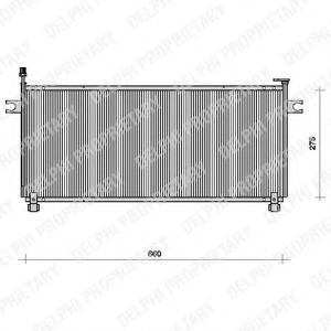 Imagine Condensator, climatizare DELPHI TSP0225086