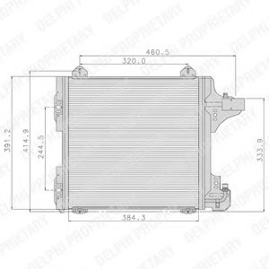 Imagine Condensator, climatizare DELPHI TSP0225089