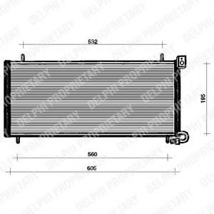 Imagine Condensator, climatizare DELPHI TSP0225090