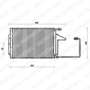 Imagine Condensator, climatizare DELPHI TSP0225098