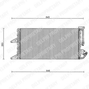 Imagine Condensator, climatizare DELPHI TSP0225102