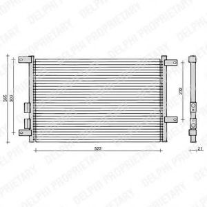 Imagine Condensator, climatizare DELPHI TSP0225108