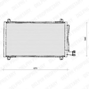 Imagine Condensator, climatizare DELPHI TSP0225125