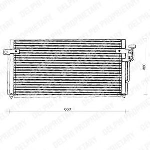 Imagine Condensator, climatizare DELPHI TSP0225127