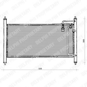 Imagine Condensator, climatizare DELPHI TSP0225129