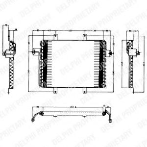 Imagine Condensator, climatizare DELPHI TSP0225138