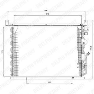 Imagine Condensator, climatizare DELPHI TSP0225172