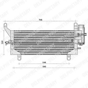 Imagine Condensator, climatizare DELPHI TSP0225189