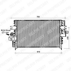 Imagine Condensator, climatizare DELPHI TSP0225195