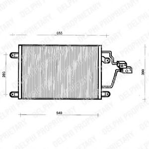 Imagine Condensator, climatizare DELPHI TSP0225200