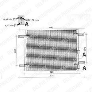 Imagine Condensator, climatizare DELPHI TSP0225233