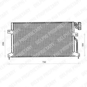 Imagine Condensator, climatizare DELPHI TSP0225246